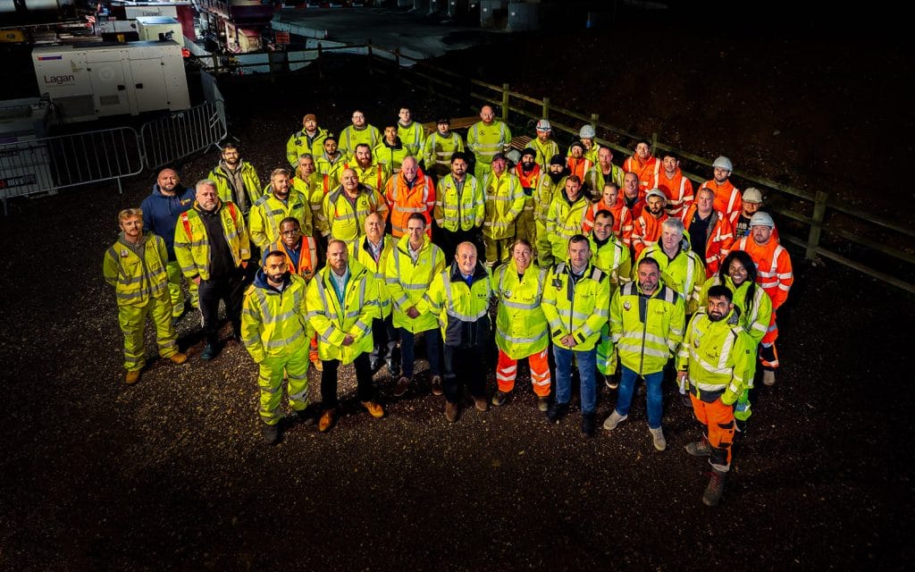 Construction Site Team Photography © Leo Hillier