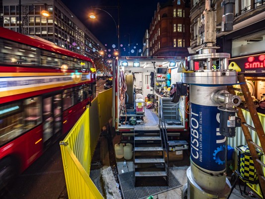 A selection of projects from ULC, specialists in Robotic Gas Main Inspection and Repair. ULC Oxford Street © Leo Hillier
