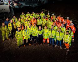 Construction Site Team Photography © Leo Hillier