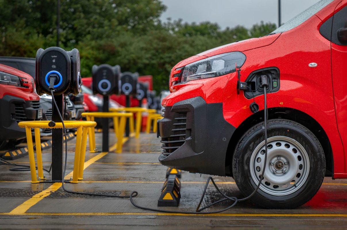 Royal Mail Electric Charging Stations © Leo Hillier