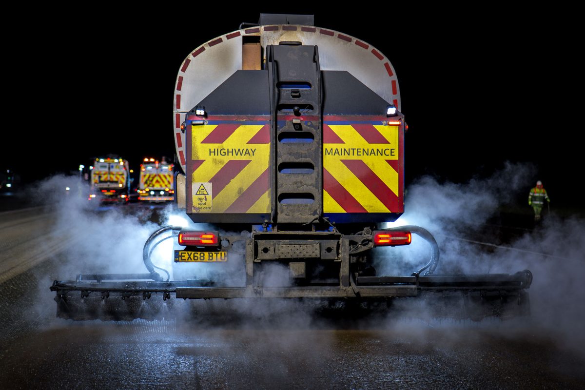 Tack Coat Sprayer © Leo Hillier